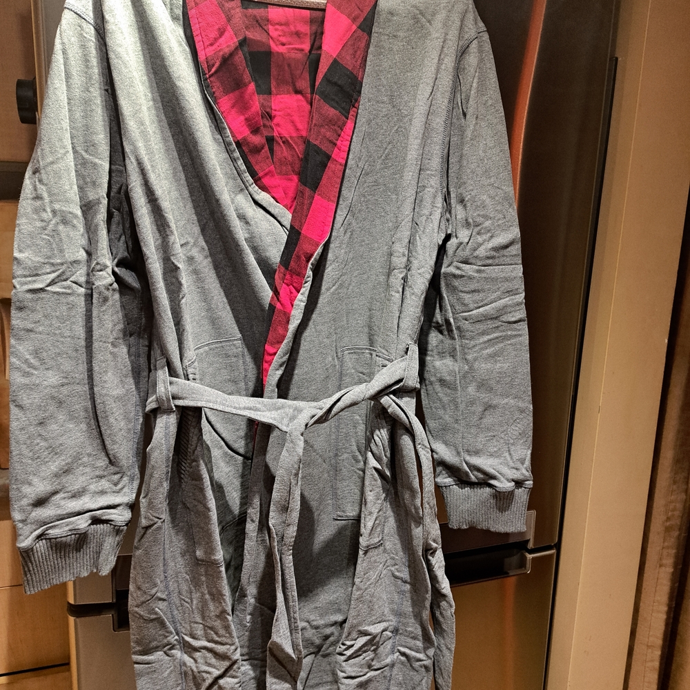 Simons Black and Red Plaid Jacket